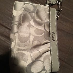 Grey Coach Clutch....